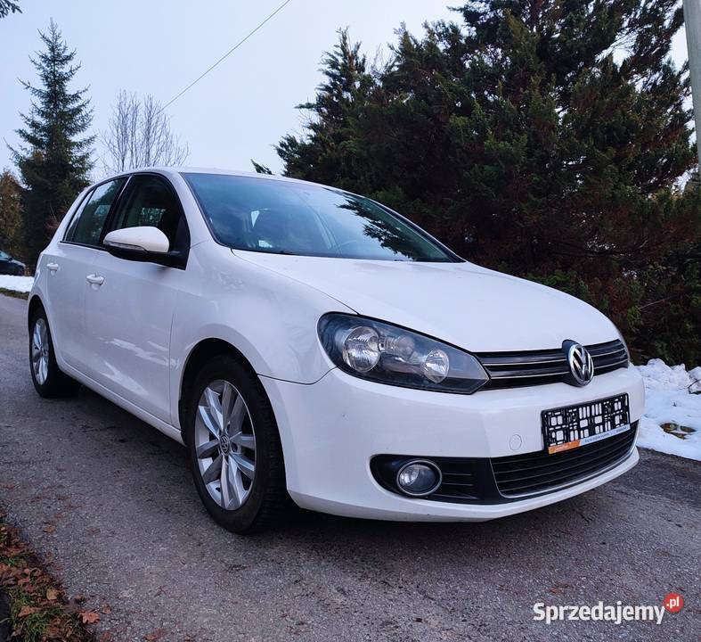 Ładny Volkswagen Golf VI 16 tdi 105 2010 prosto serwisowany w ASO podkarpackie Domaradz