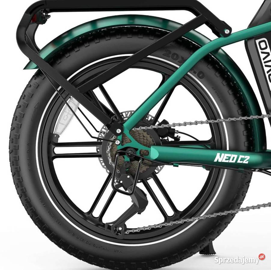 Rower elektryczny OVIVO NEO C2 bordowy silnik Tarnów