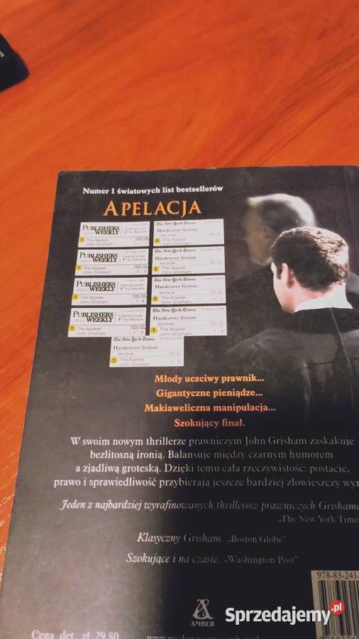 apelacja john grisham Pozostałe Poznań