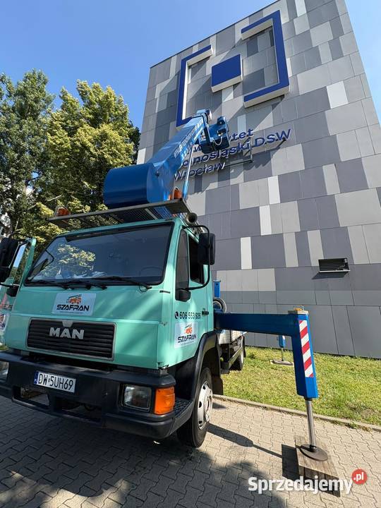 Wynajem Podnośnika Koszowego Wrocław Zwyżki 20m Remont i budowa dolnośląskie