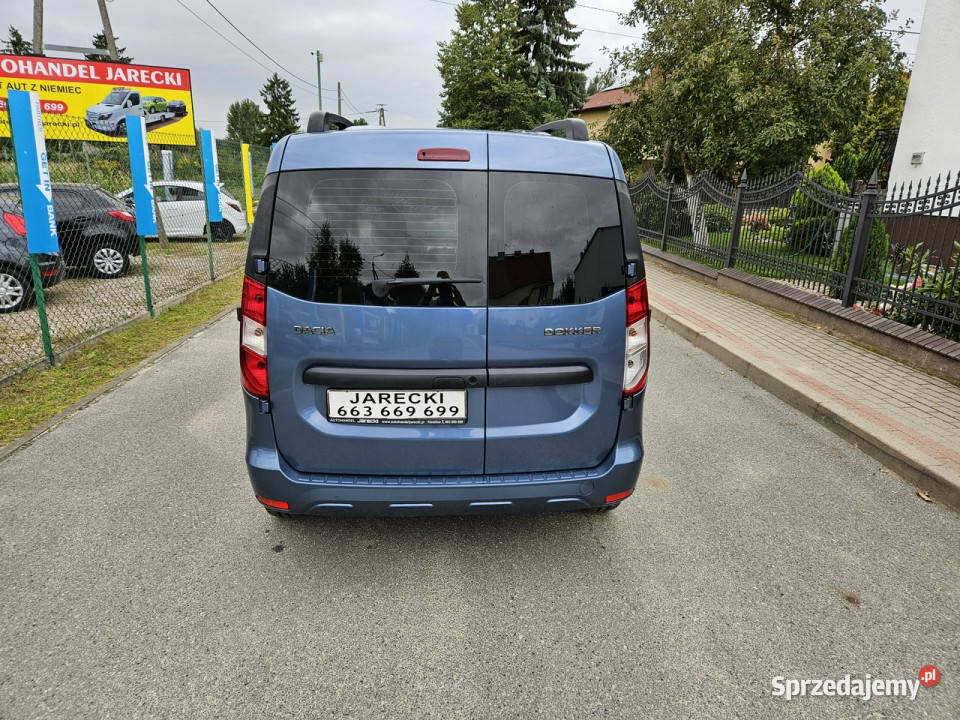 Dacia Dokker Opłacona Zdrowa Zadbana Serwisowana elektryczne lusterka warmińsko-mazurskie Kisielice