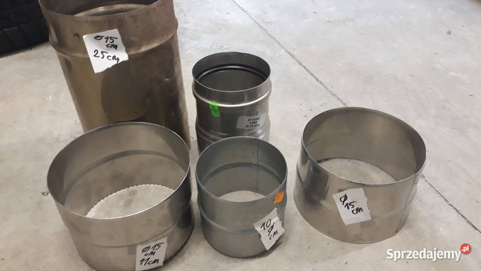 Wentylacja rury kominy złączki kratki Izabelin B