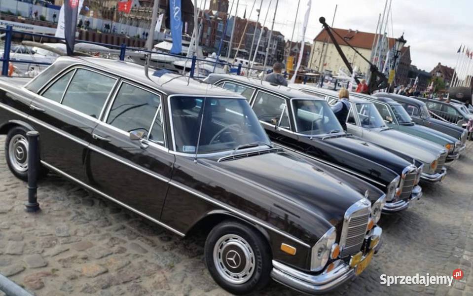 Mercedes W108 45V8 klima Zołte tablice Koło