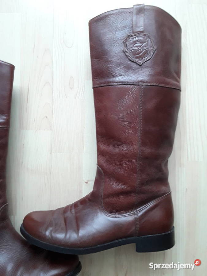 Kozaki skórzane r39 Zara Girls skóra Warszawa