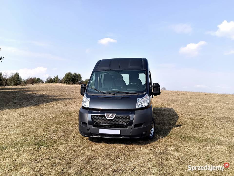 Peugeot boxer 22 hdi 130 e5 l2h2 czarny klima el wielofunkcyjna kierownica Peugeot