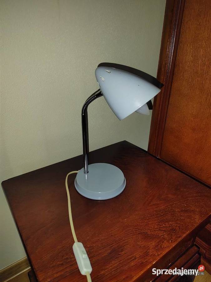 Lampa biurkowa Retro na gęsiej szyi styl i