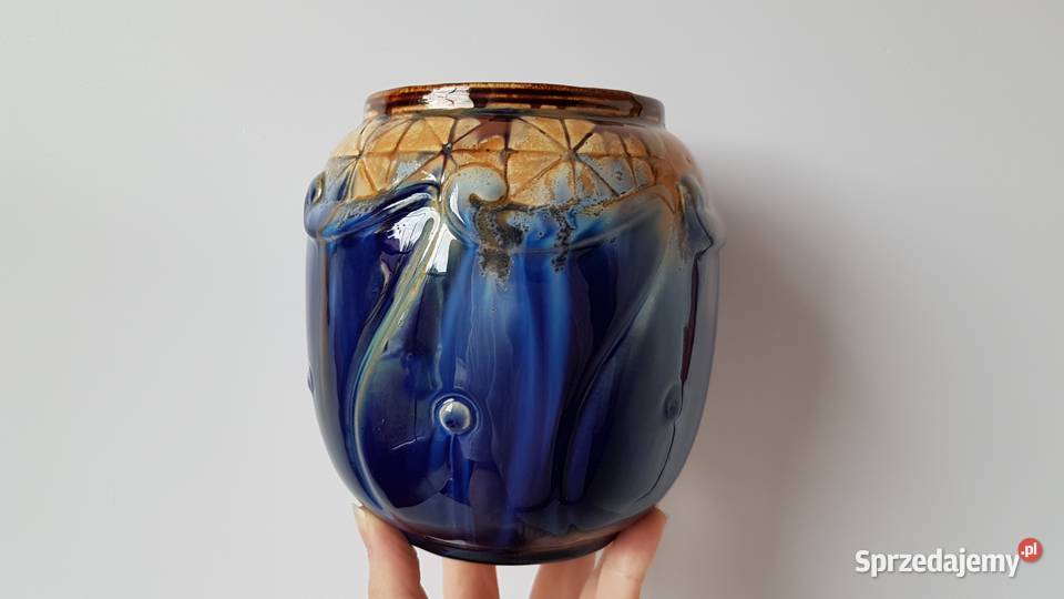 Wazon ceramiczny Faiencerie de Thulin Art Deco Pozostałe Dąbrowa Górnicza sprzedam