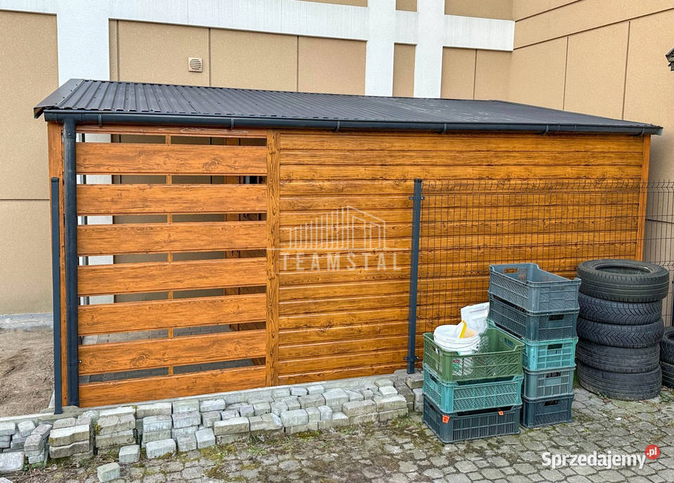 Schowek domek ogrodowy 25x4m wiata 15 m drzwi Legnica