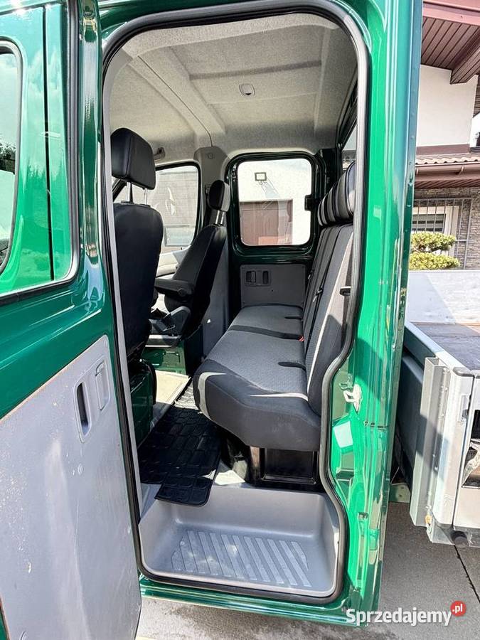 Volkswagen Crafter Doka 6 Osób ze Skrzynką zielony Tarnów