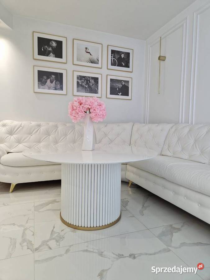 Stolik kawowy blat SLIM stolik ława lamel 56cm małopolskie Gierałtowiczki