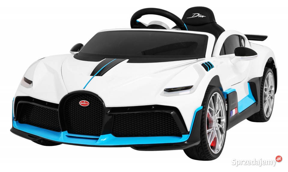 Auto na akumulator Bugatti Divo 12V EVA białe mazowieckie Warszawa
