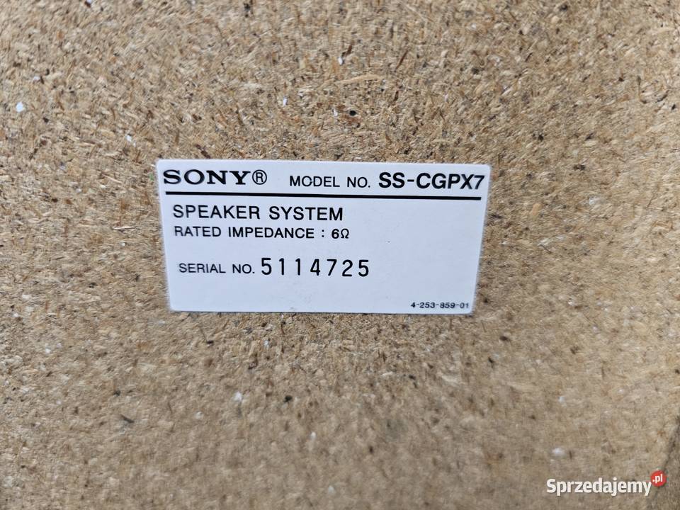 Kolumny stereo Sony SSCGPX7 wysyłka 15 Słuchawki i głośniki Kraków