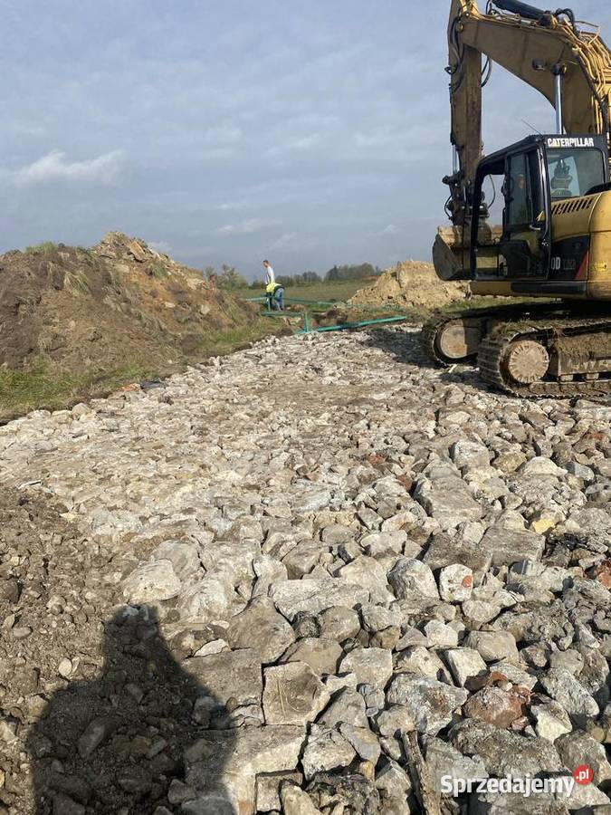 gruz destrukt betonowy tłuczeń kruszywo na drogi Lublin