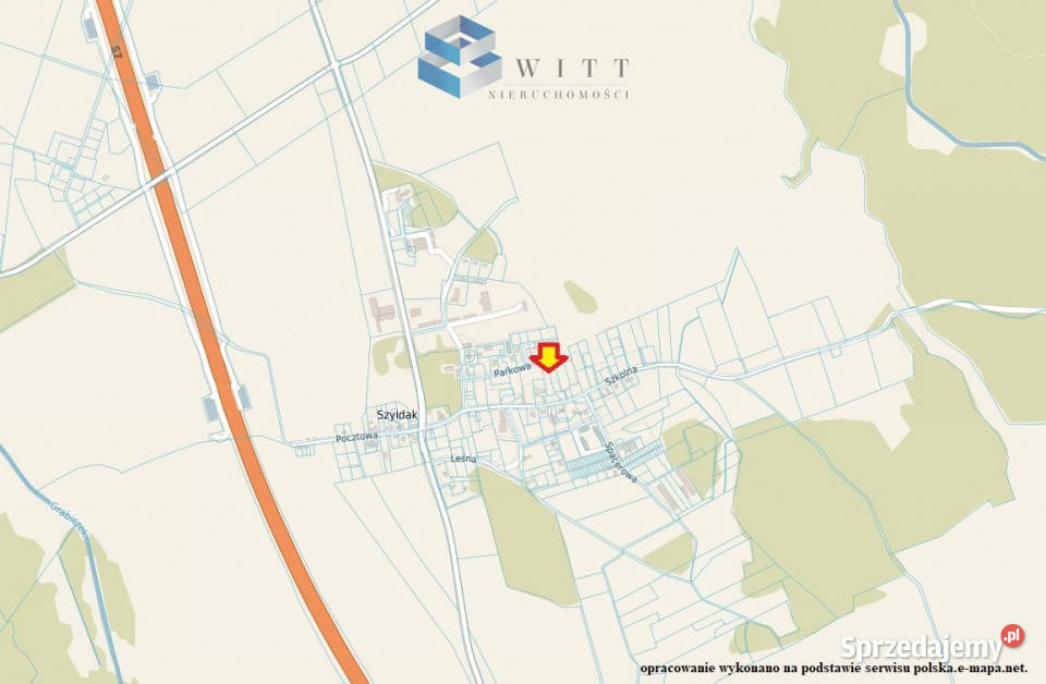Grunt Szyldak Parkowa 1143m2