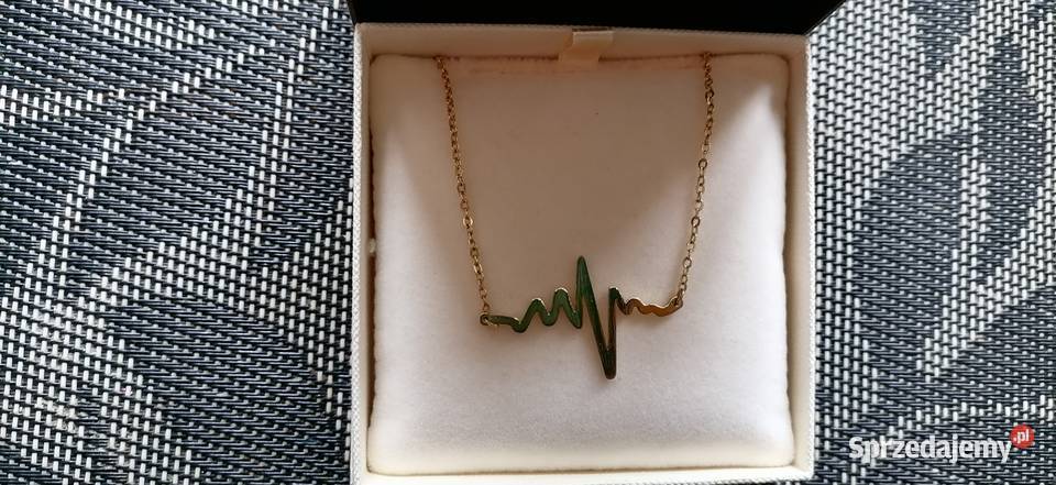 nowy pozłacany naszyjnik celebrytka puls życia Bielsko-Biała