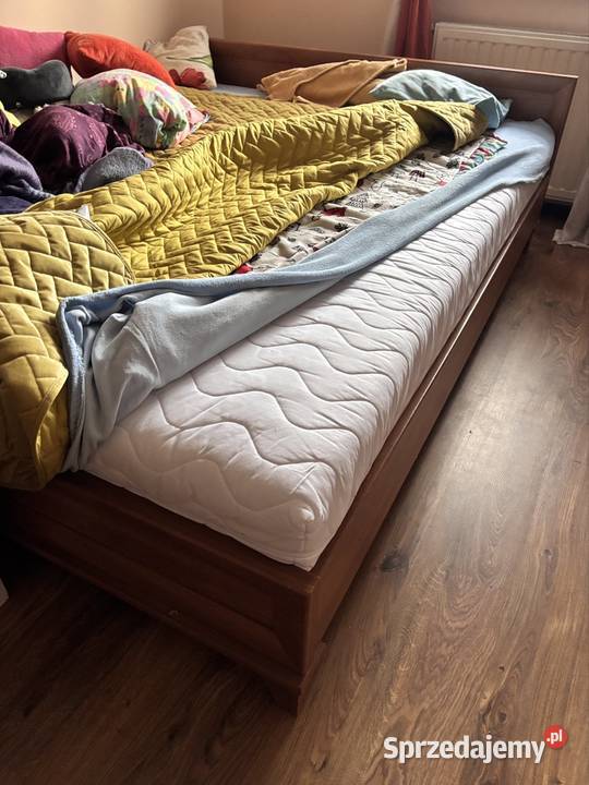 Sypialnia komplet łóżko materac 2szafki nocne