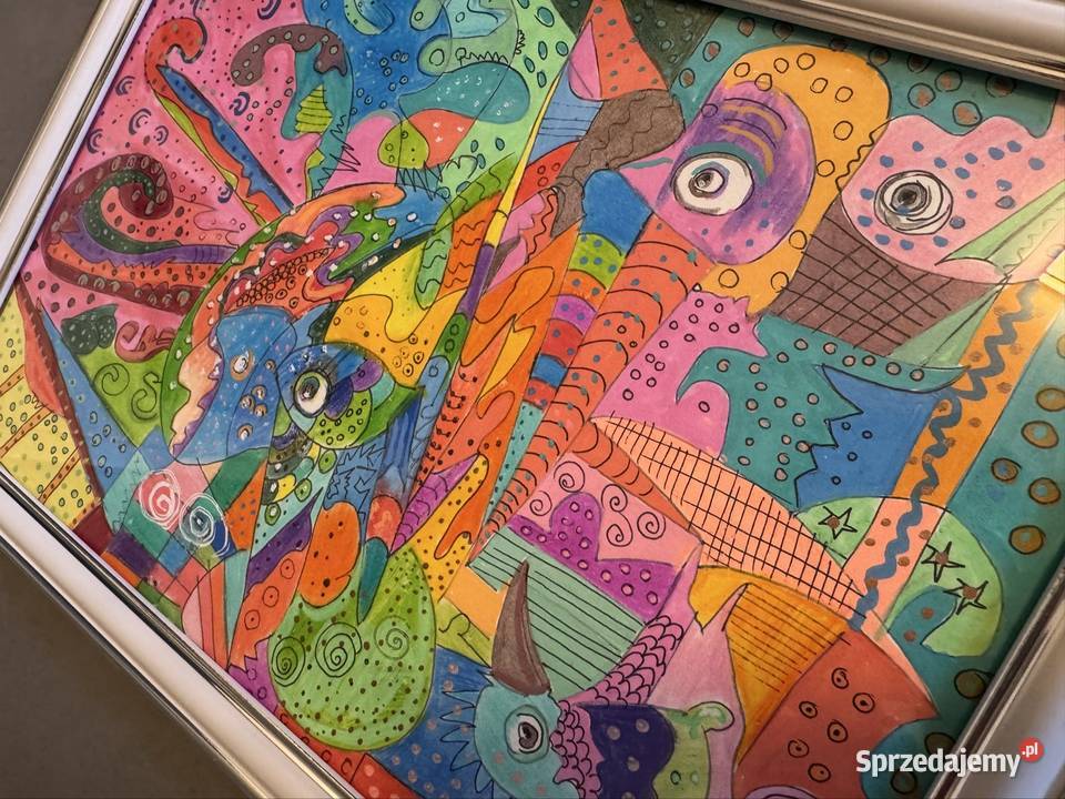 Obraz Struktura A4 oprawiony mazowieckie Warszawa