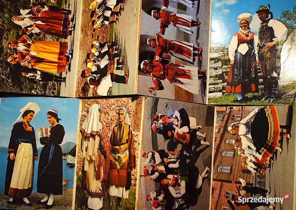 Pocztówki ze strojami folkowymi ludowymi 18 Chełmno