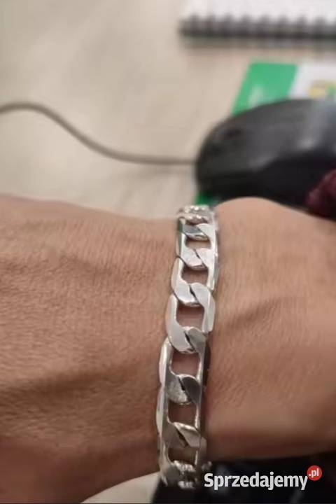 Bransoletka srebrna Ostrowite