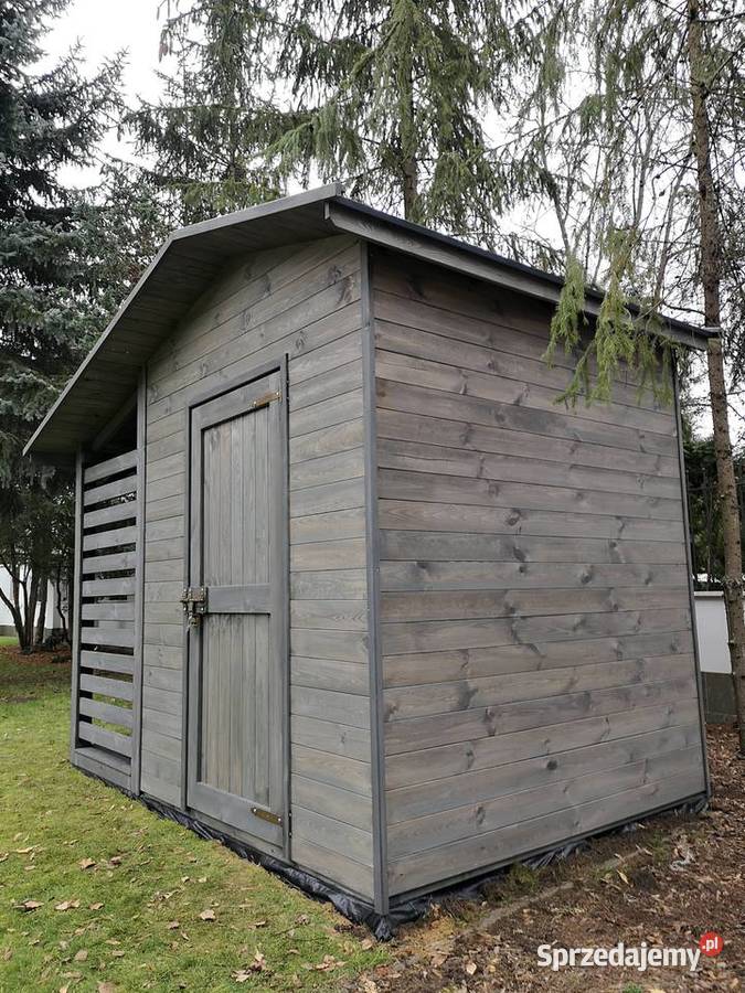 Domek narzędziowy 2 x 2m drewutnia 11 x 2m Kalety