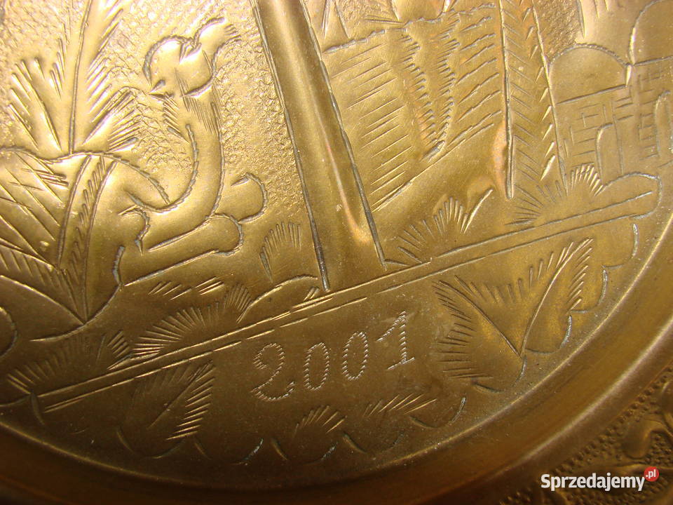 JERBA 2001 mosiężny talerz