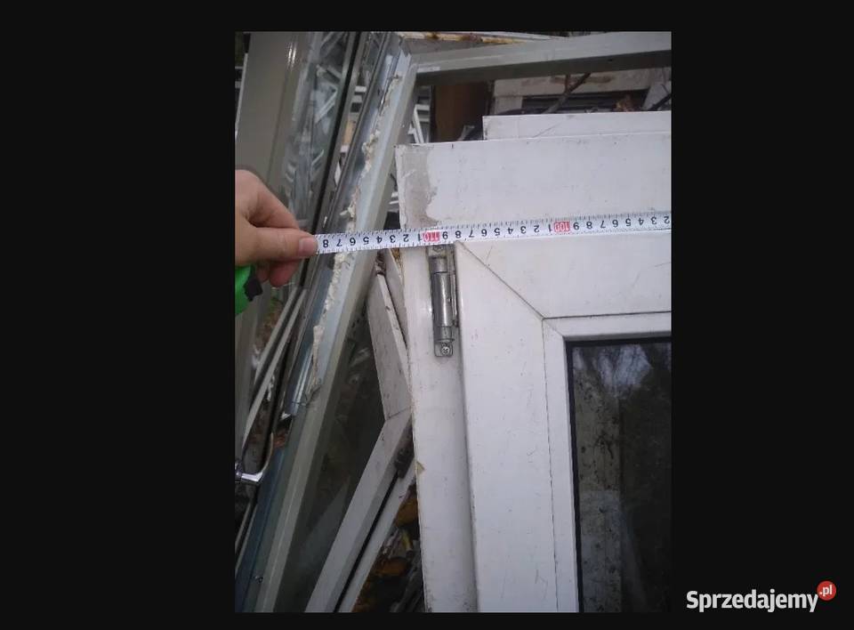 Okno PCV 113 x 168 1130 x 1680 mm PCV mazowieckie Warszawa