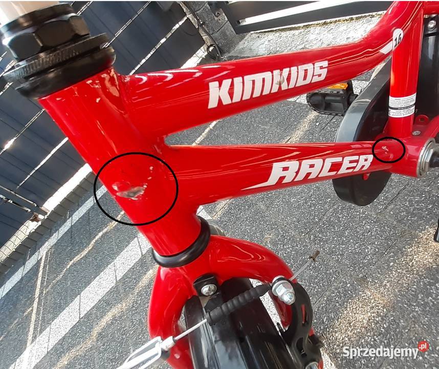 Rower dziecięcy Kimet Racer 16 czerwony