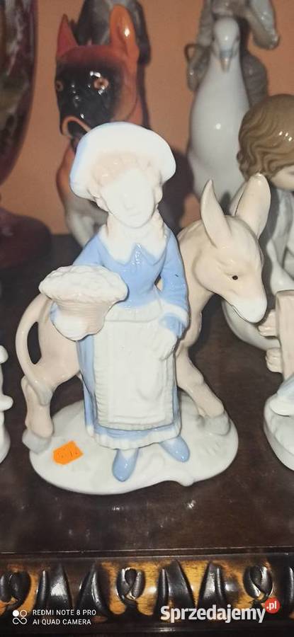 Figurka Dzieci na płocie z koszyczkiem SygTerra pomorskie Gdańsk