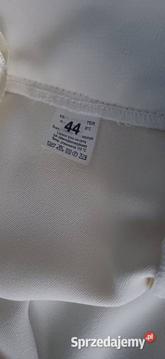 Spodnie NOWE damskie materiałowe 44 na kant Sieradz