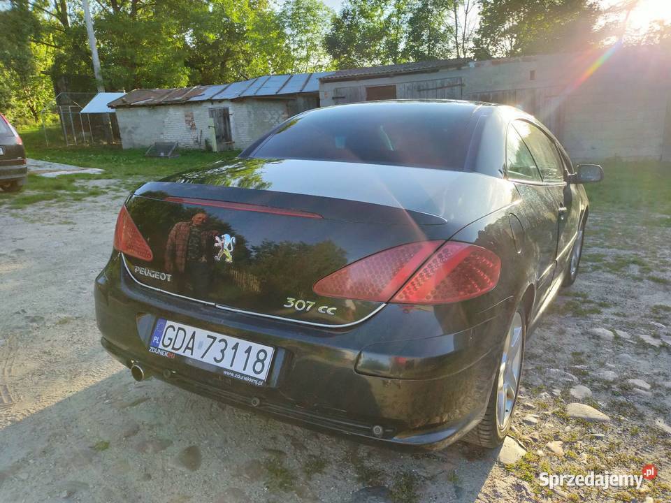 Peugeot 307 CC kabriolet 20 benzyna nieuszkodzony Roztoka