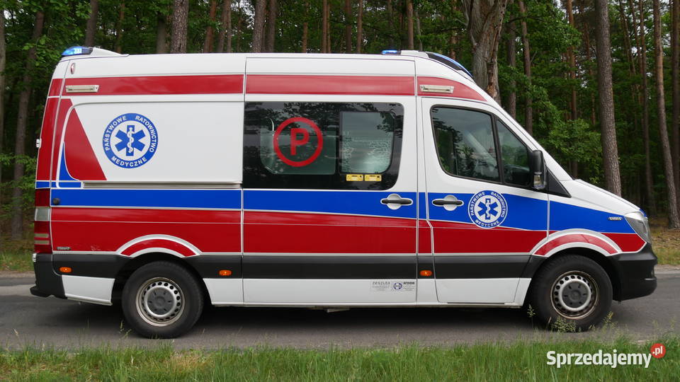 Mercedes Sprinter 2017 Ambulans typ C Autoform Zławieś Wielka sprzedam