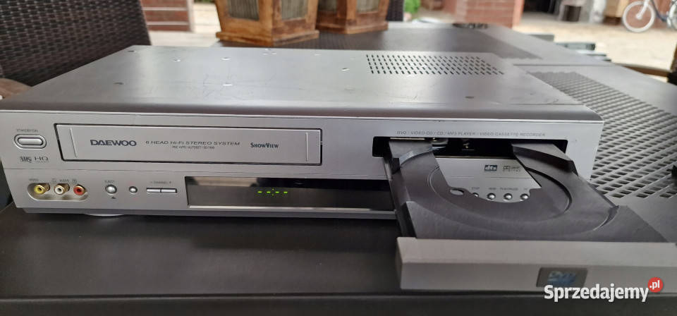 Kombo Daewoo 6HEAD DVD VIDEO CD MP3 VCR SD7400 Międzychód