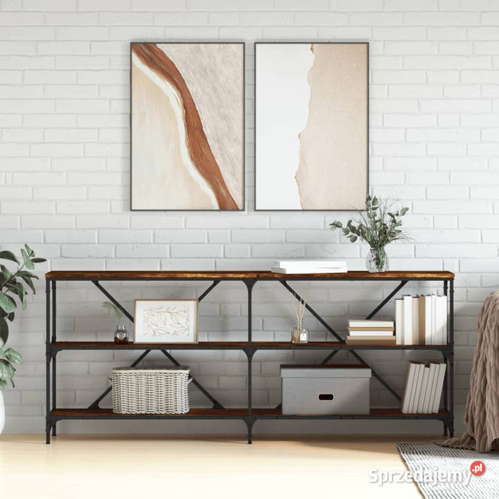 Stolik konsolowy przydymiony dąb 180x30x75 Warszawa sprzedam