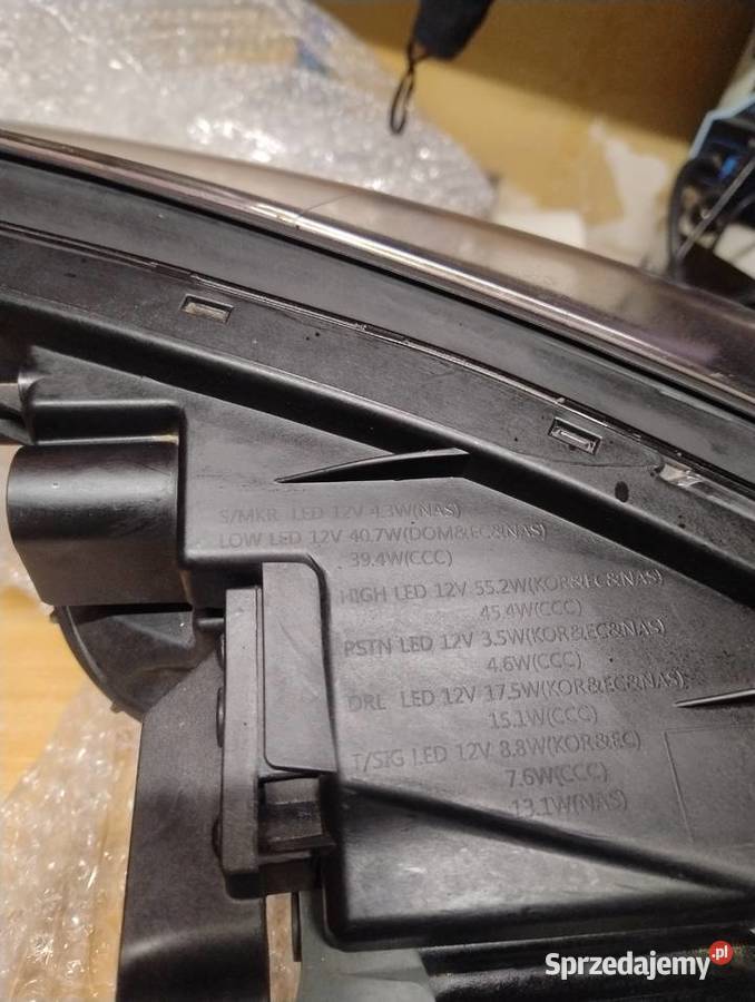 Reflektor lampa KIA Stinger lewa USA nowa osobowe mazowieckie Warszawa