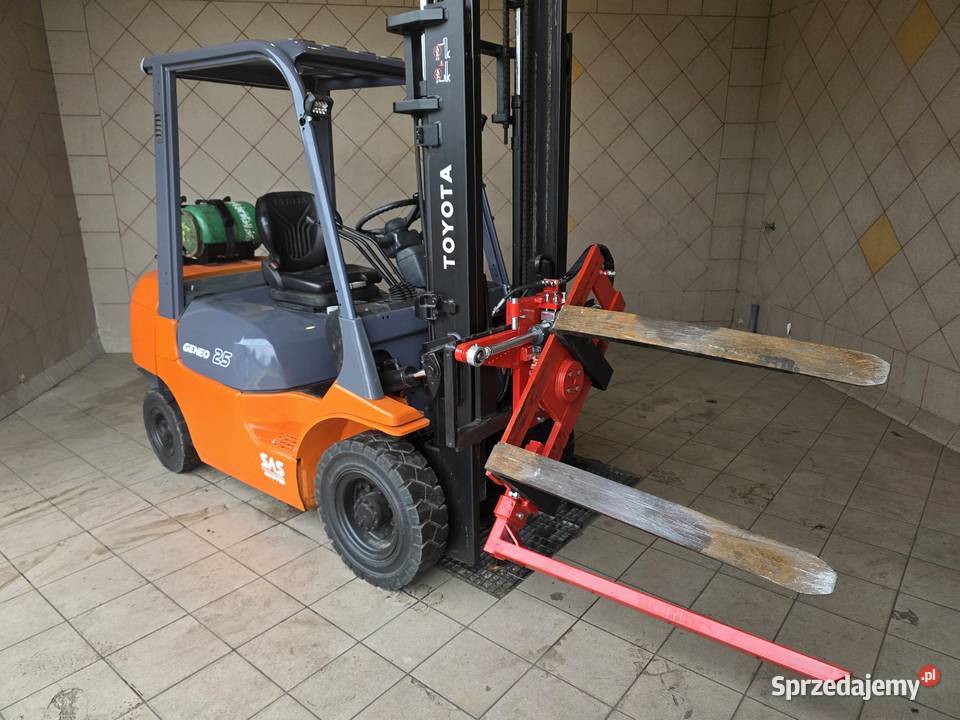 Wózek widłowy TOYOTA 7FGF25 2500 Obrotnica Lędziny