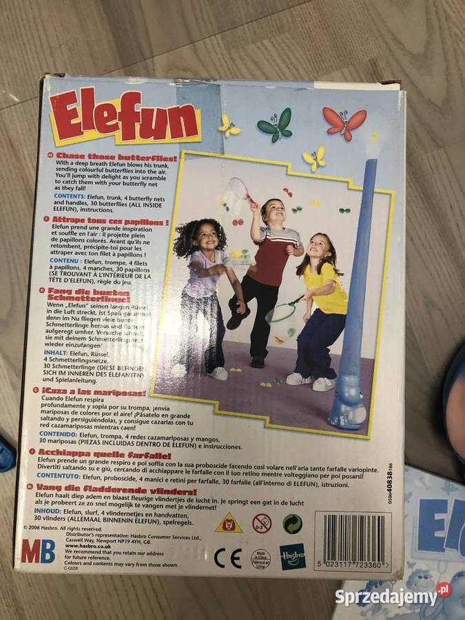 Hasbro Gra zręcznościowa Elefun łapanie motyli świętokrzyskie Kielce