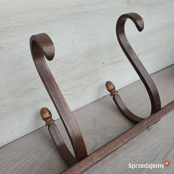 Drewniany wieszak ścienny Thonet gięte drewno Warszawa sprzedam