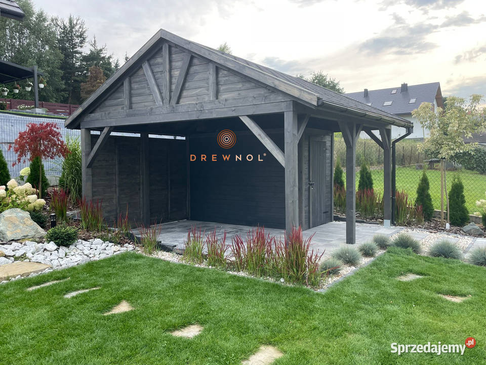 Wiata domek narzędziowy drewutnia domek 2w1 Ogród Częstochowa