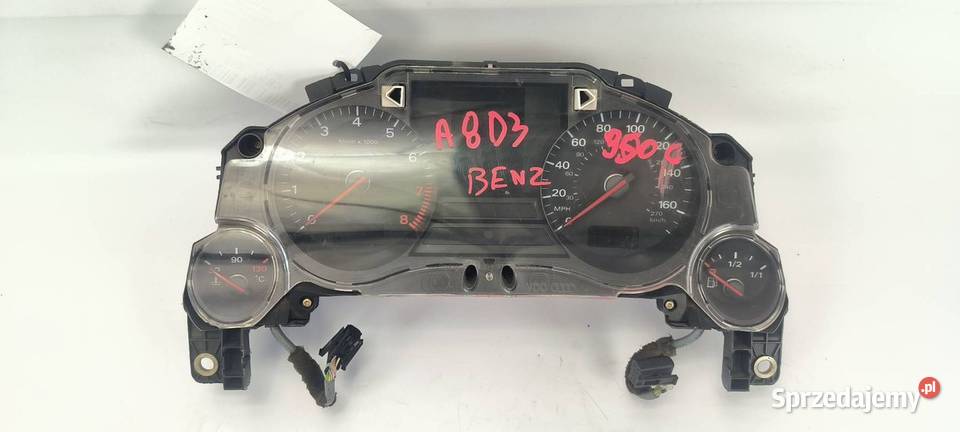 LICZNIK ZEGAR AUDI A8 D3 4E0920950C Pozostałe