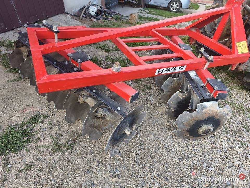 Brona talerzowa 16m 2x7 w stanie do C330 lubelskie Stefanówka