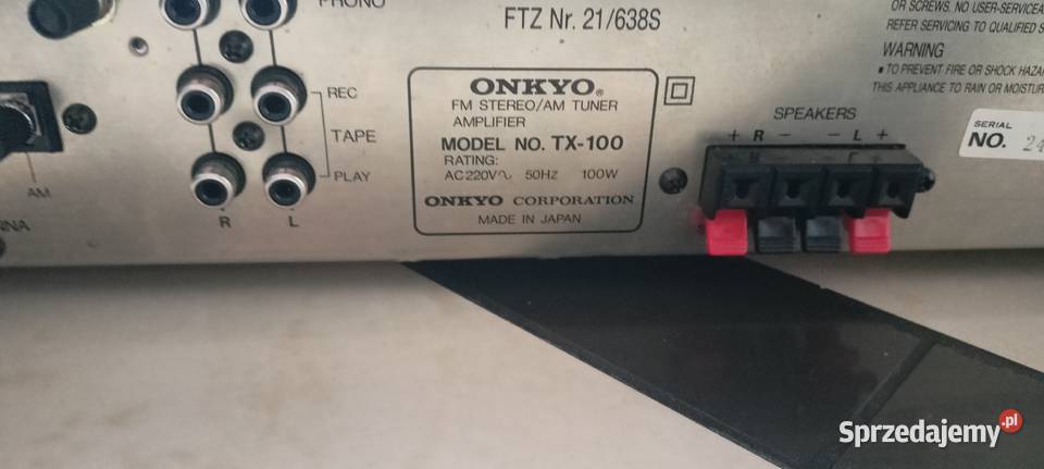 Onkyo TX 100 amplituner stereo świętokrzyskie