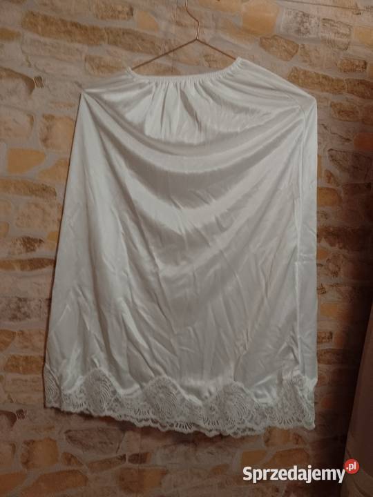 4042 LXL Biała półhalka pod spódnicę z Londynu Rozmiar XL Kraków