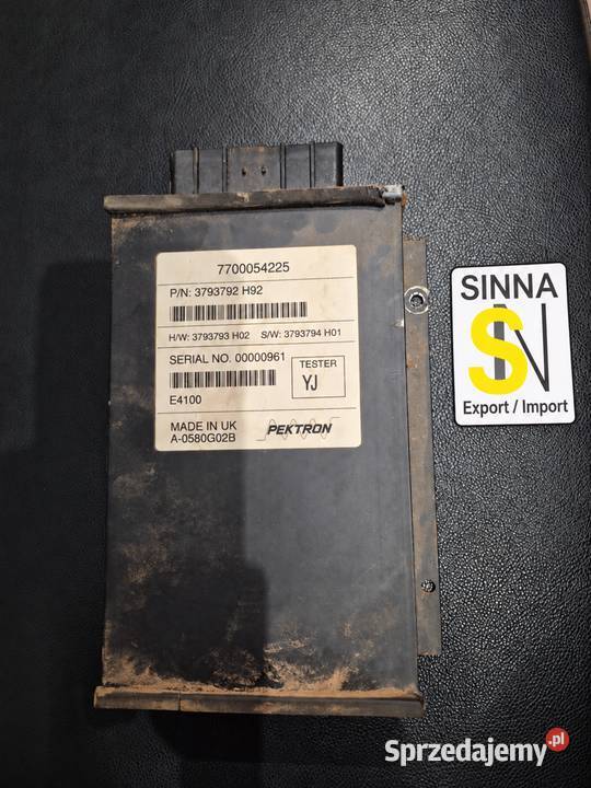 Sterownik moduł elektroniczny PEKTRON renault Turek