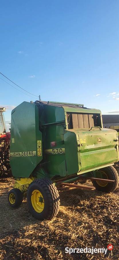 Prasa Johan deere 570 siatka sznurek Piołunowo