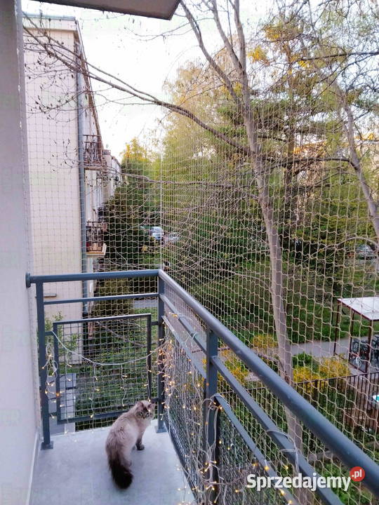 Montowanie siatki kota Warszawa Siatka na Balkon