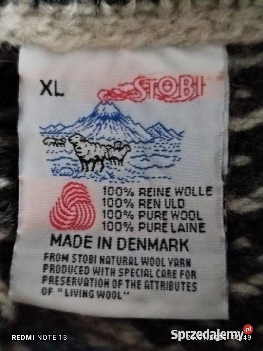 Sweter wełna 100 Stobi Chodzież