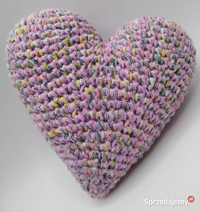 Serce Serduszko Szydełko Crochet Handmade