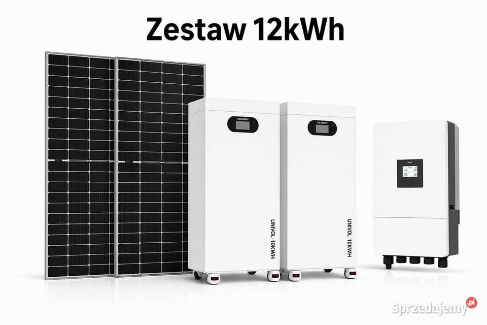 Zestaw budżetowy 12kWh LV panele inwerter 3 fazy