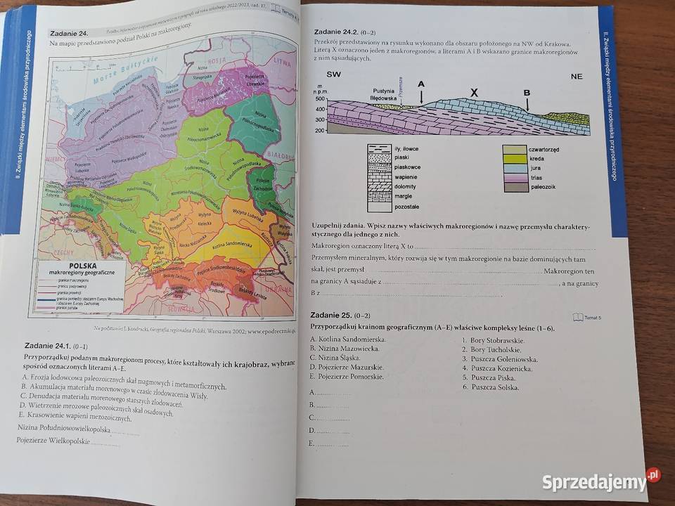 Maturalne karty pracy Oblicza geografii 3 tradycyjny podręcznik Kultura i Rozrywka Sławków