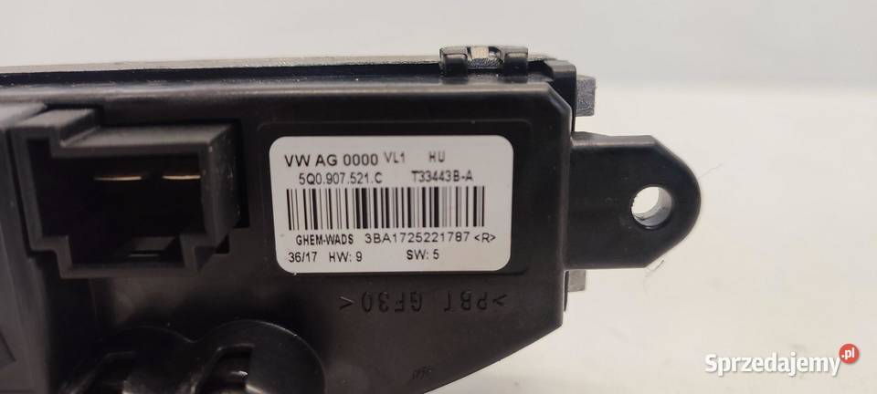 VW TIGUAN II REZYSTOR DMUCHAWY 5Q0907521C sprzedam